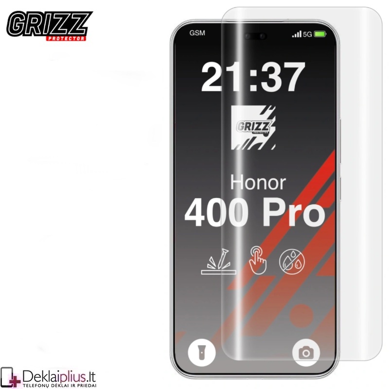 Telefono ekrano apsauga per visą ekraną - Hydrogel (Huawei Honor 400 Pro) Telefono ekrano apsauga per visą ekraną - Hydrogel (Huawei Honor 400 Pro)